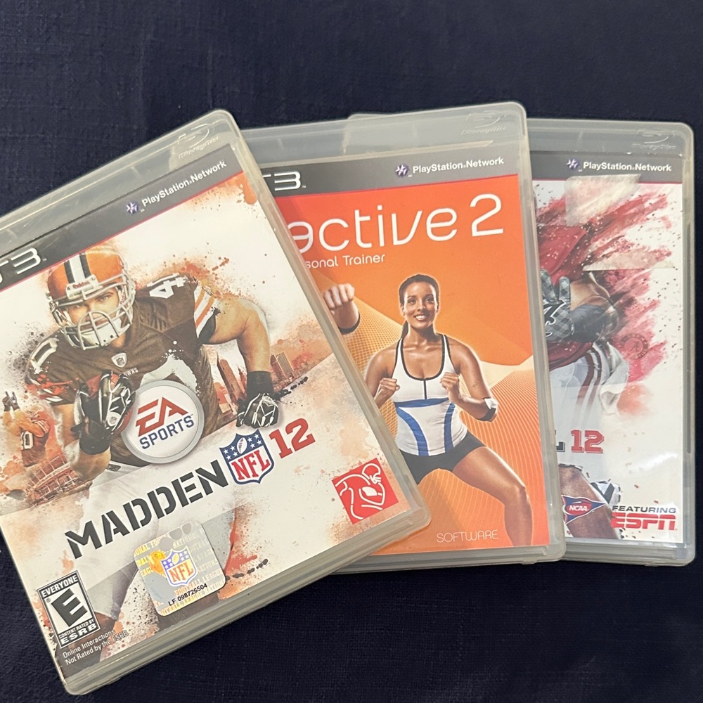EA SPORTS Madden NFL 12 PS3 Video Game - Orange & White